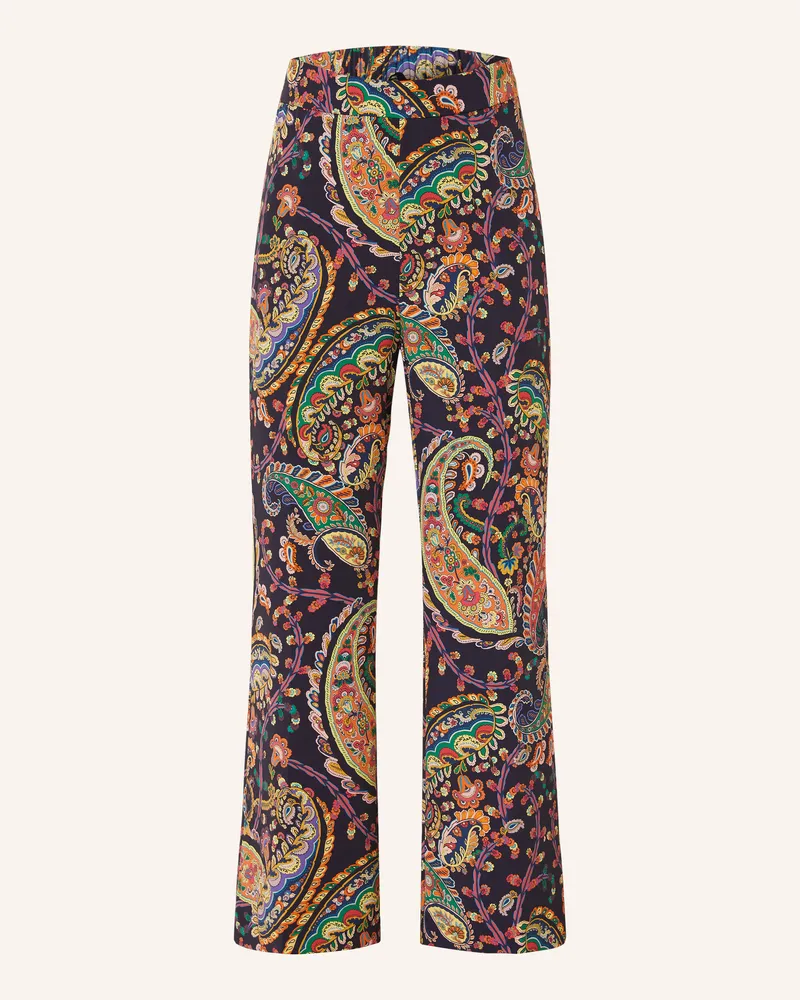 Etro Bootcut-Hose Dunkelblau
