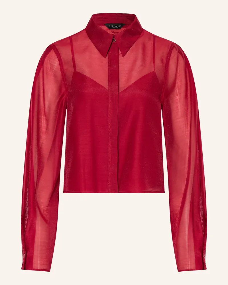 Ted Baker Hemdbluse Tilliia rot Dunkelrot