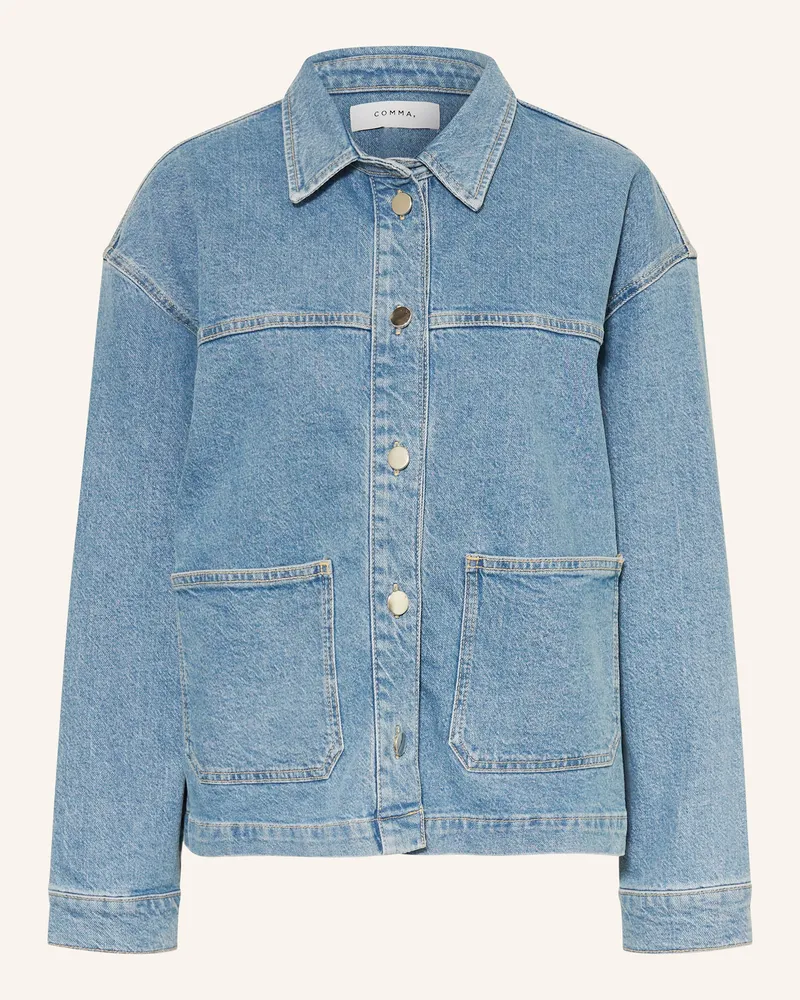 COMMA Jeansjacke blau Blau