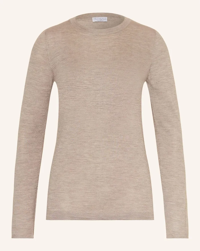 Brunello Cucinelli Pullover beige Taupe