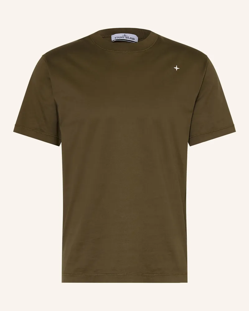 Stone Island T-Shirt Stellina gruen Khaki