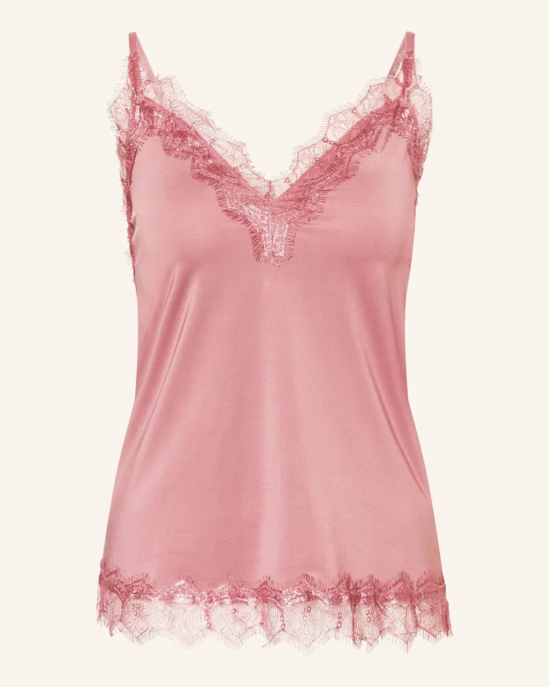 Rosemunde Top Billie Mit Spitze rosa Altrosa