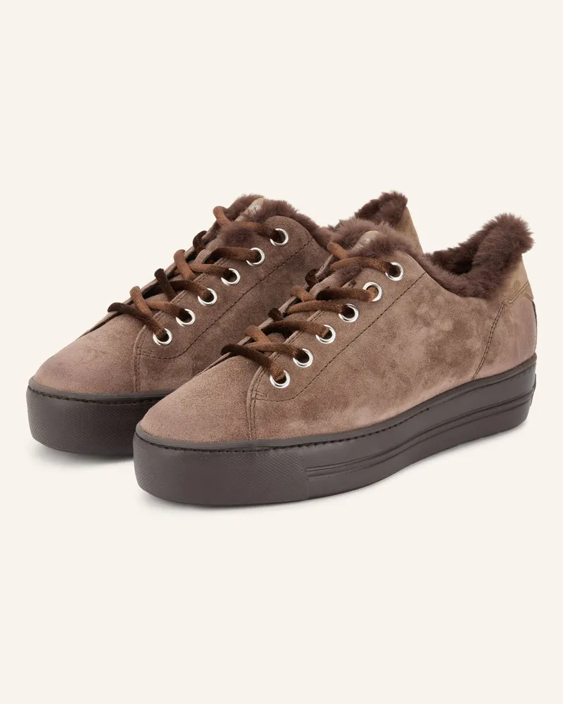 paul green Sneaker braun Dunkelbraun