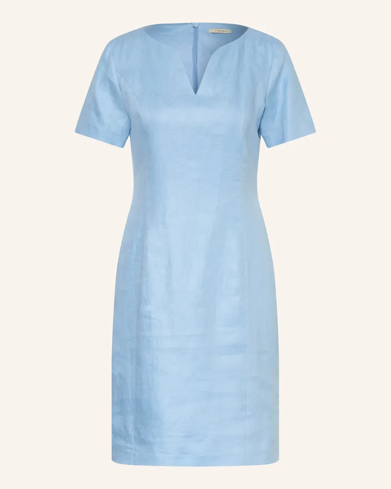 lilienfels Etuikleid Aus Leinen blau Hellblau