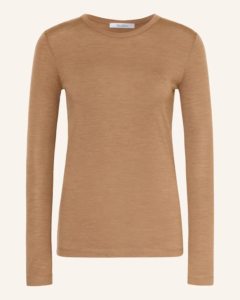 Max Mara Longsleeve Vicini braun Camel