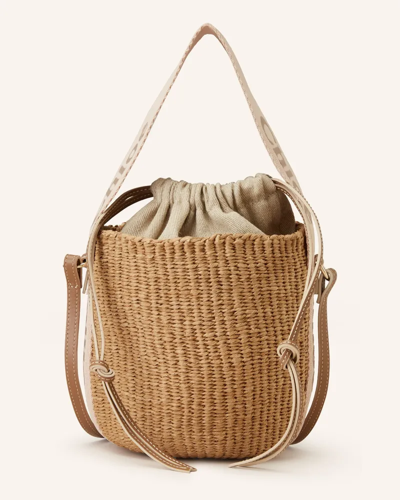 Chloé Beuteltasche Woody beige Blushy