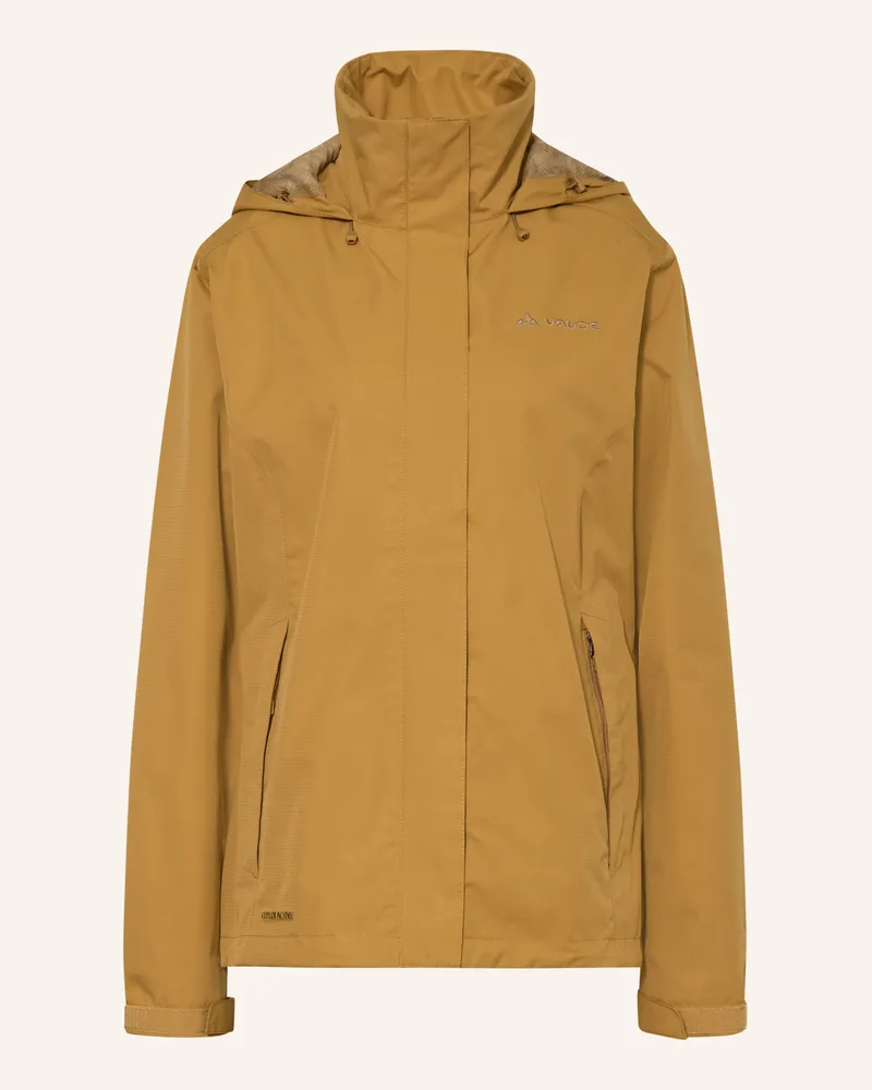 Vaude Regenjacke Escape Light gelb Dunkelgelb