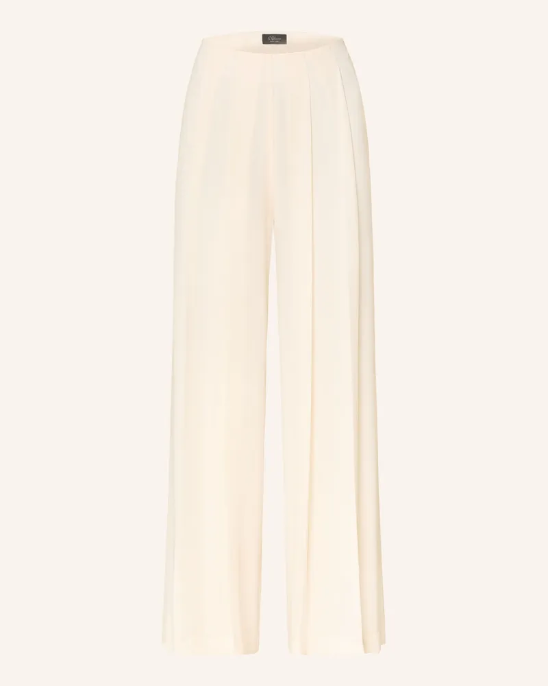 S.Oliver Marlenehose weiss Creme