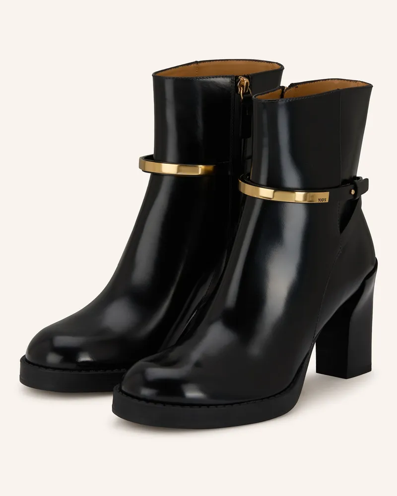TOD'S Stiefeletten Schwarz