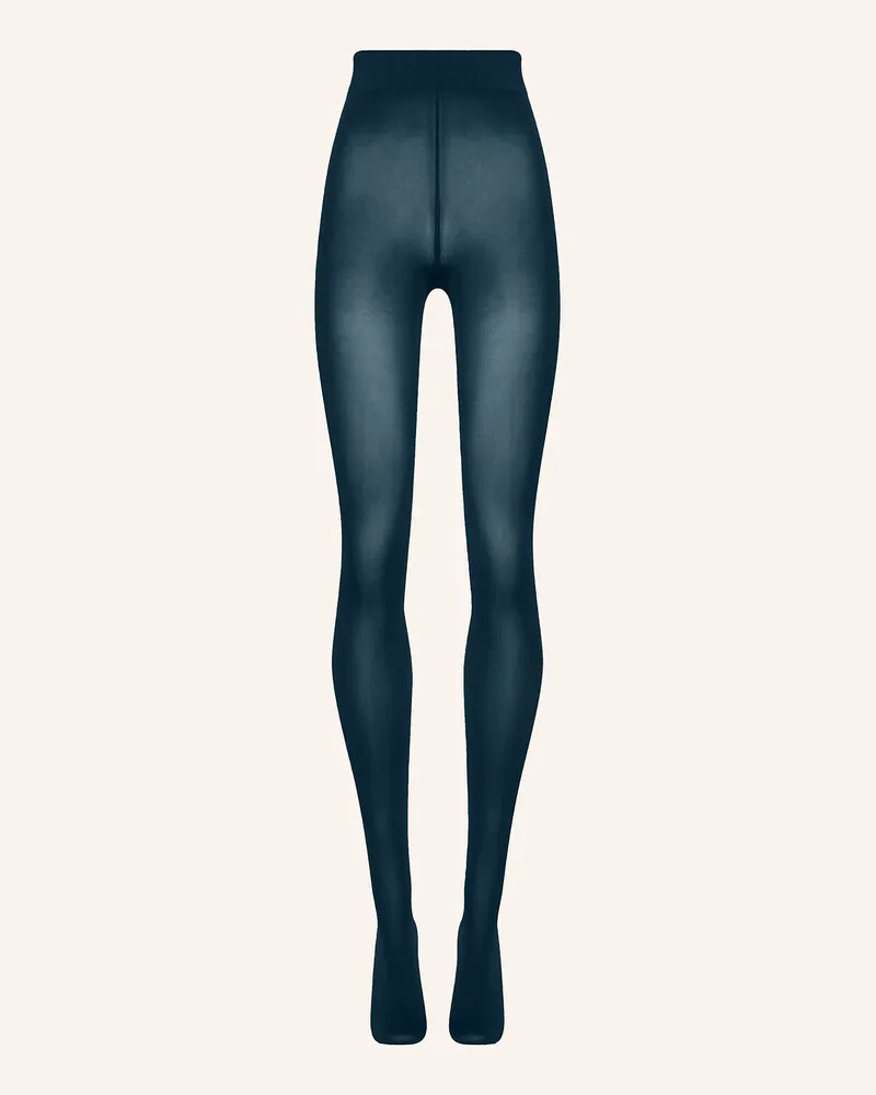 Wolford Feinstrumpfhose VELVET DE LUXE 66 KOMFORT Dunkelblau