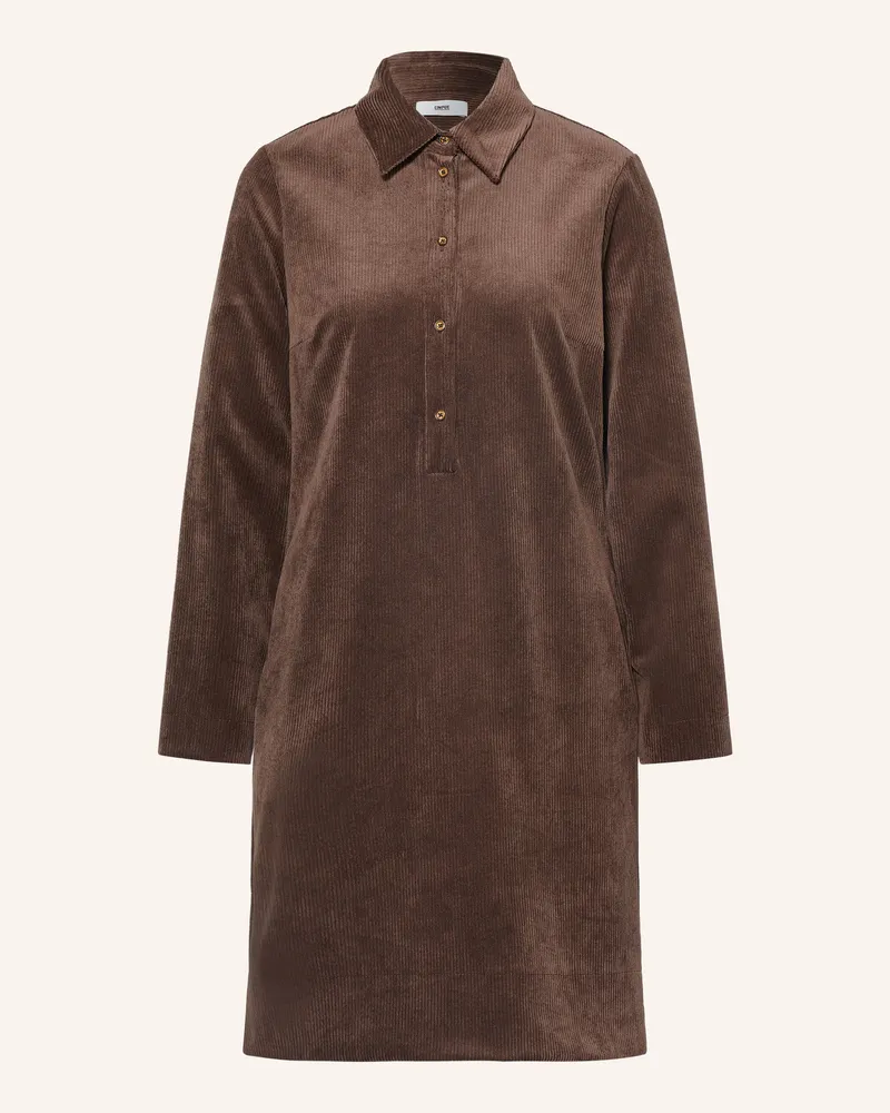 cinque Hemdblusenkleid Cidaniela Aus Cord braun Dunkelbraun
