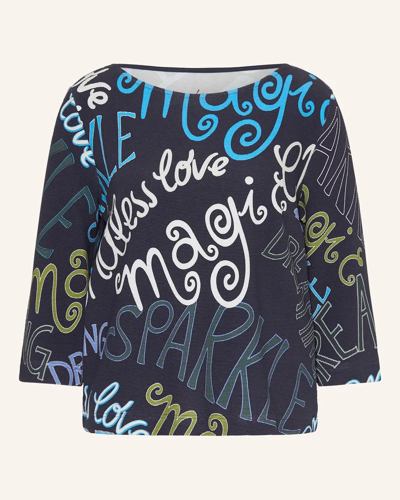 ZAíDA Shirt mit 3/4-Arm Dunkelblau