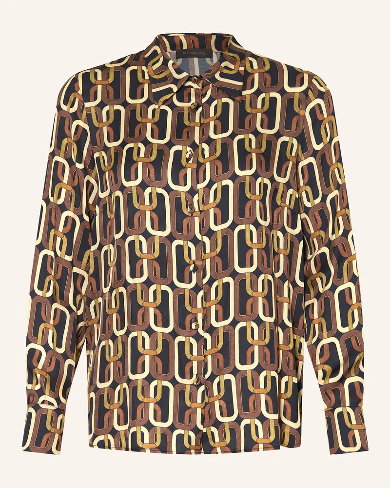 Elena Mirò Hemdbluse Braun