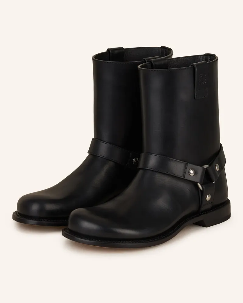 Loewe Boots Campo schwarz Schwarz