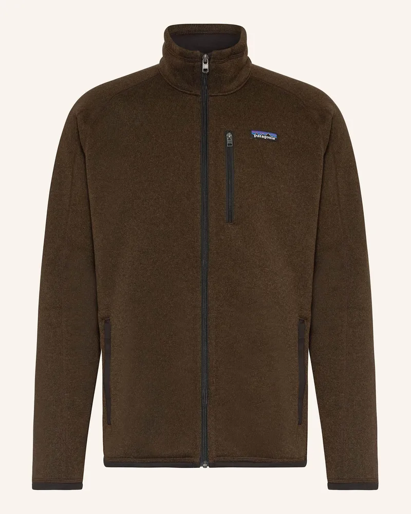 Patagonia Strick-Fleecejacke BETTER SWEATER Dunkelbraun