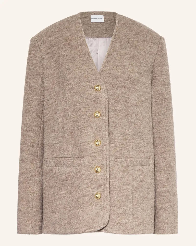 Claudie Pierlot Overjacket VICTORIA HEATHER Taupe