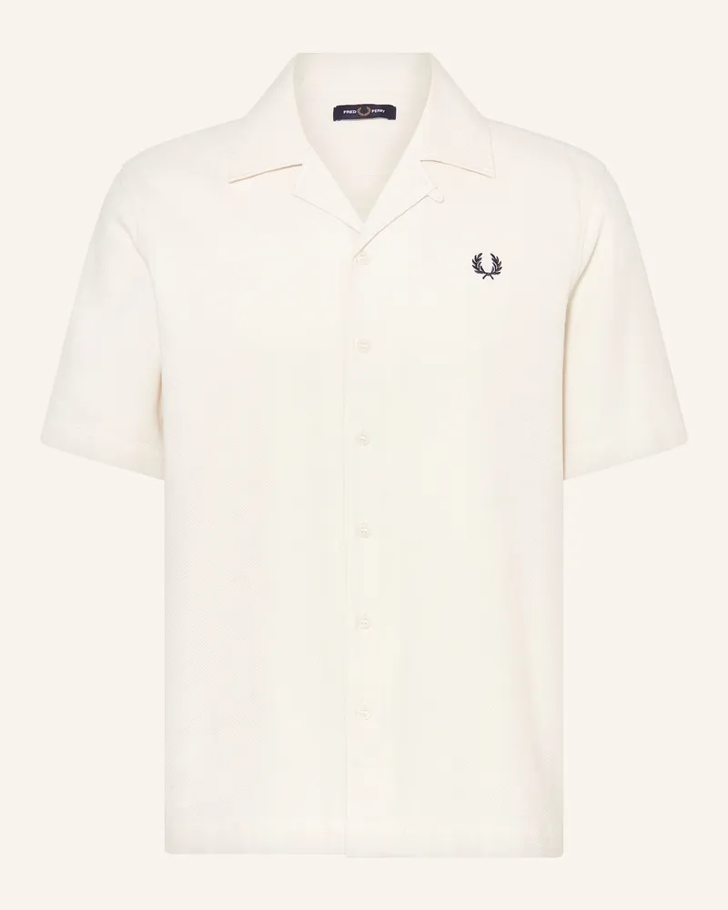 Fred Perry Resorthemd Comfort Fit Ecru