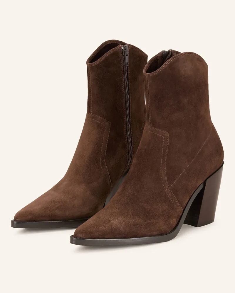 Jeffrey Campbell Cowboy Boots JOLENA Dunkelbraun