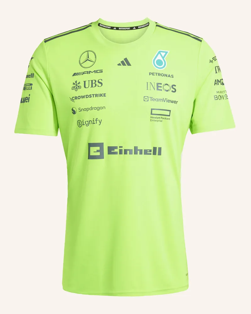 adidas MERCEDES - AMG PETRONAS FORMULA ONE TEAM SET-UP T-SHIRT Grün