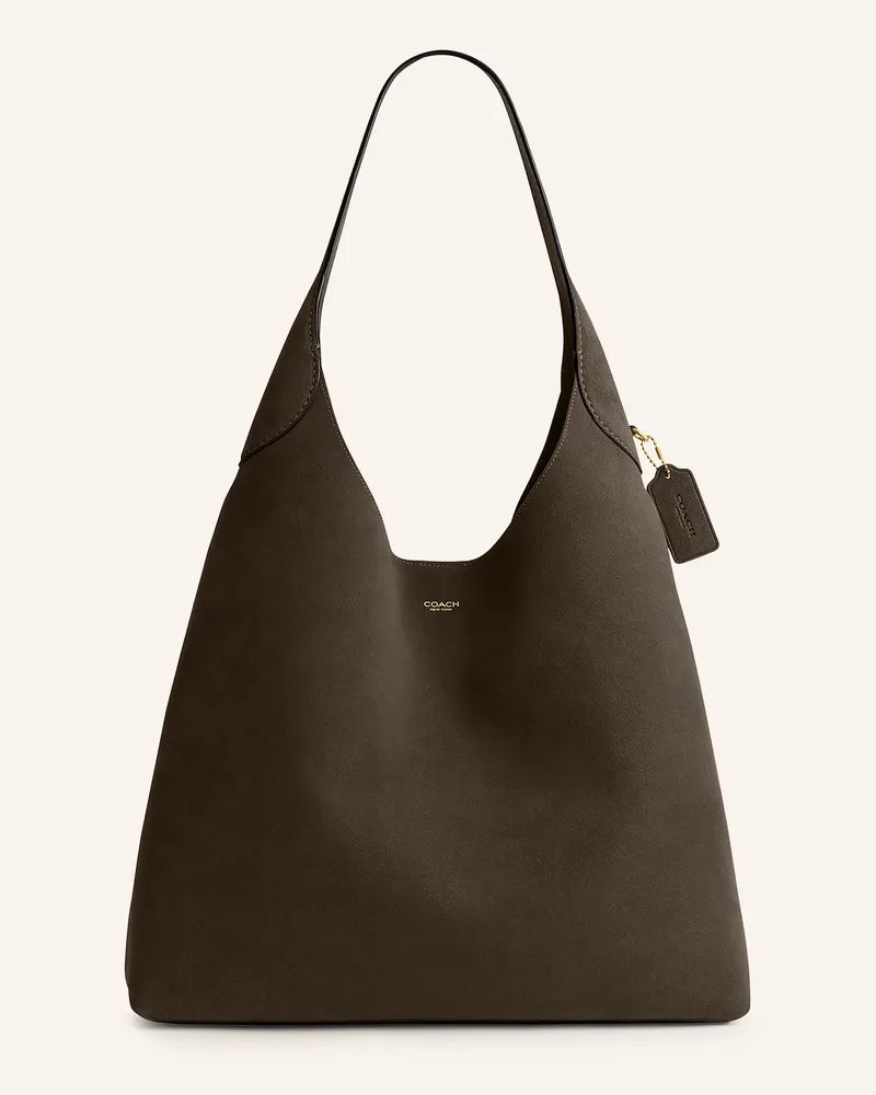 Coach Schultertasche BROOKLYN LARGE Oliv