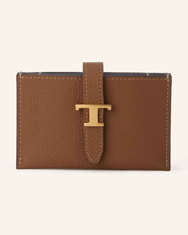 TOD'S Geldbörse T Timeless braun Braun