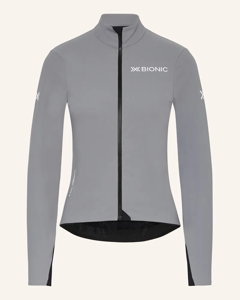 X-Bionic Radtrikot Corefusion Ride Softshell grau Grau