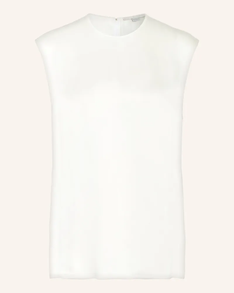 Stella McCartney Satintop beige Weiss