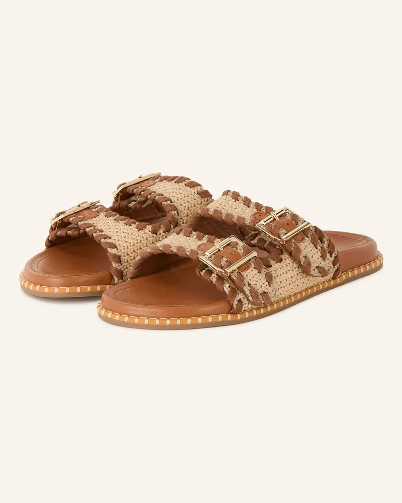TORAL Pantoletten Hazel beige Hellbraun