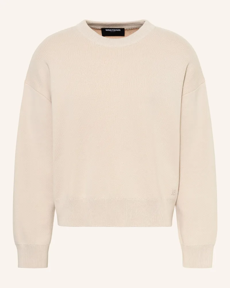 WRSTBHVR Pullover Garm beige Ecru