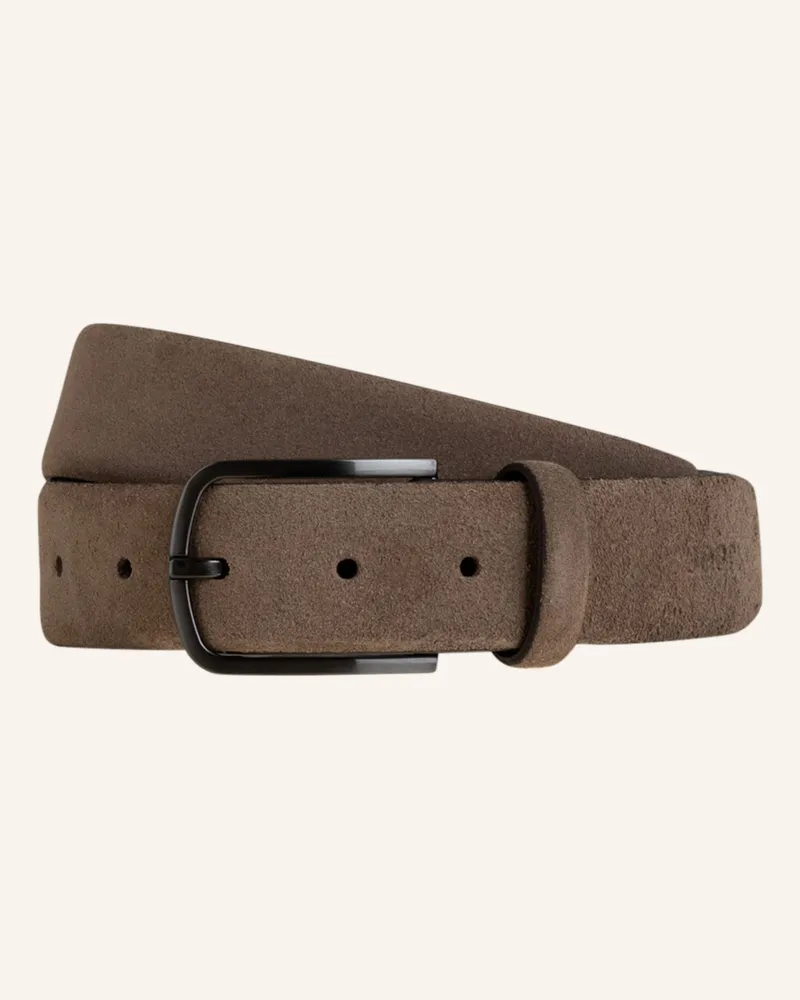 JOOP! Ledergürtel Taupe