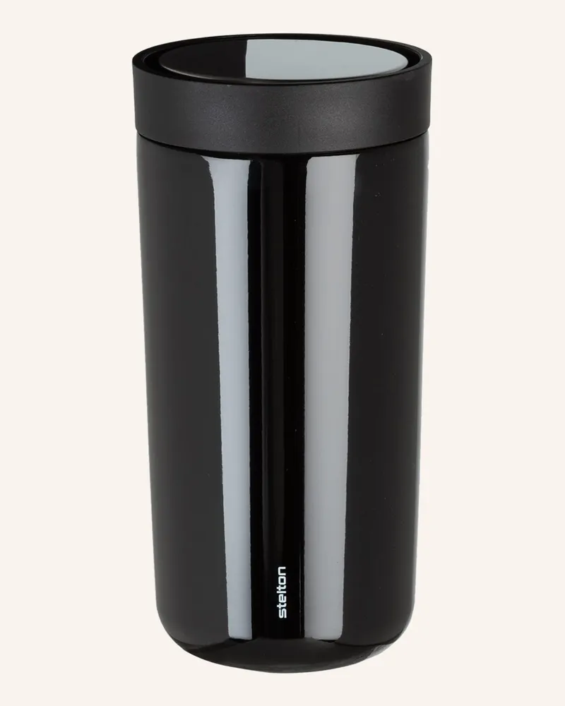 Stelton Thermobecher To Go Click schwarz Schwarz