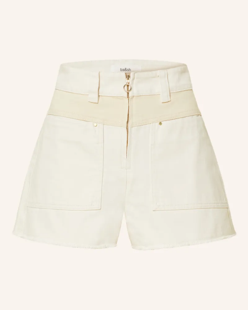 ba&sh Jeansshorts Ecru