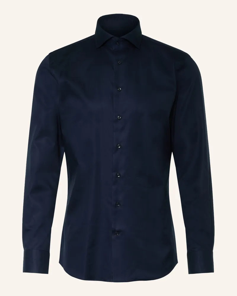 Profuomo Hemd Slim Fit blau Dunkelblau