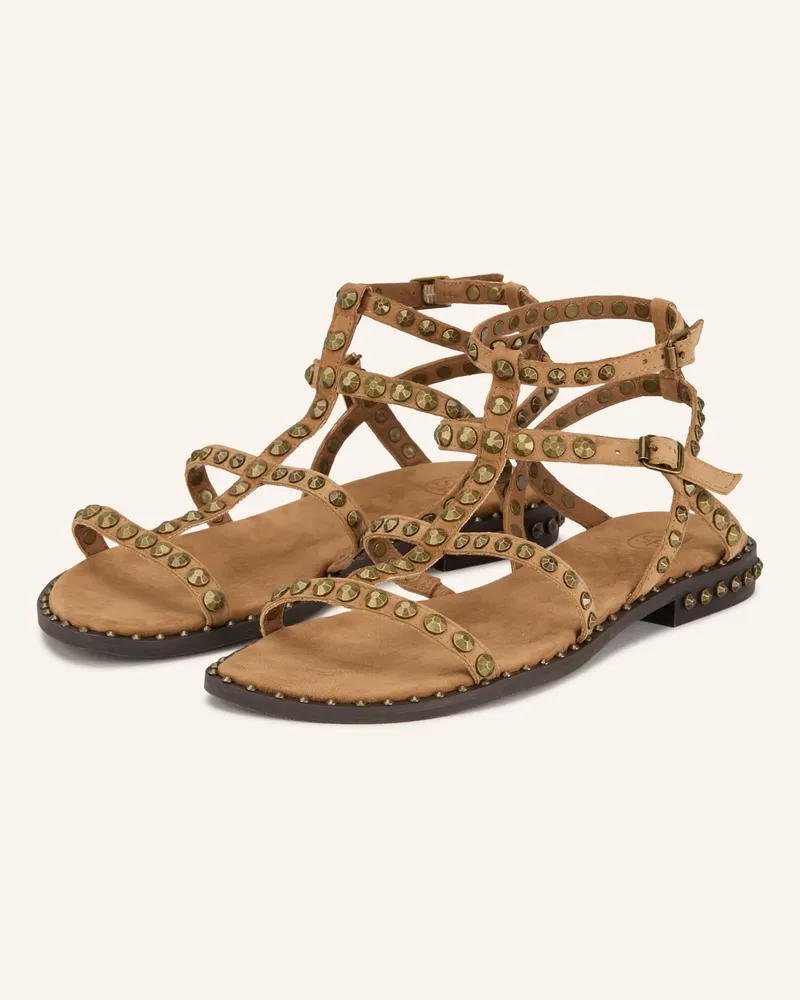 ash Sandalen Precious Mit Nieten beige Hellbraun