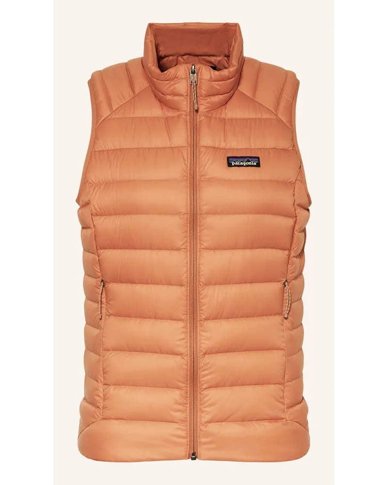 Patagonia Lightweight-Daunenweste Braun