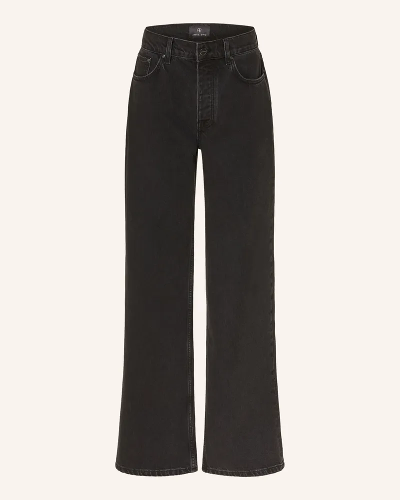 Anine Bing Wide Leg Jeans Hugh schwarz Black