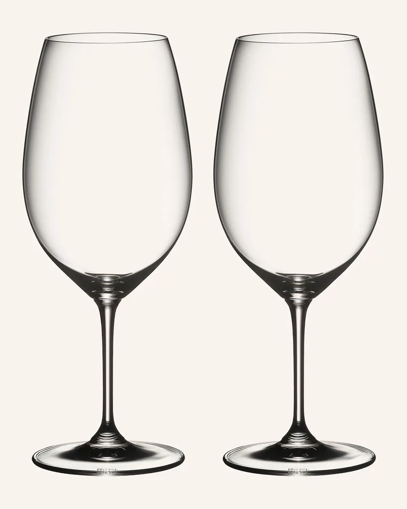 Riedel 2er-Set Weingläser Vinum Syrah weiss Weiss