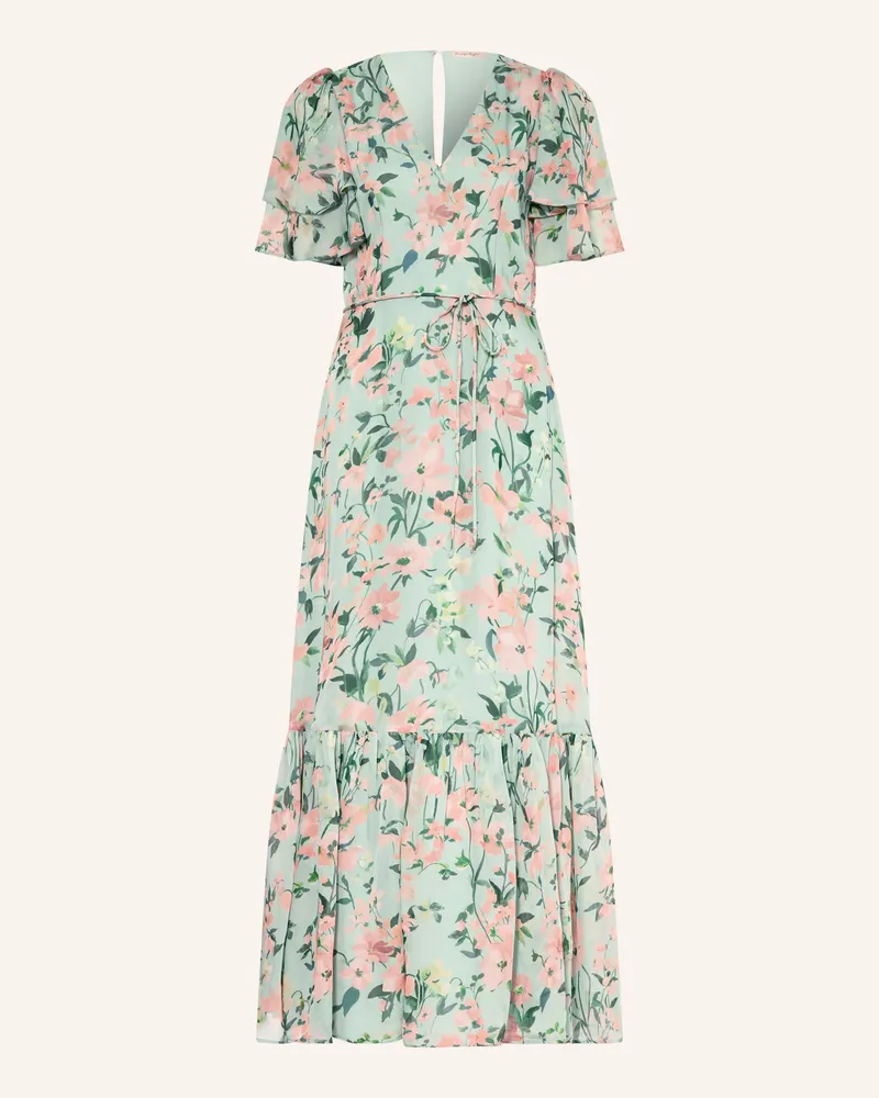 Phase Eight Kleid Mit Rüschen Und Volants blau Hellblau