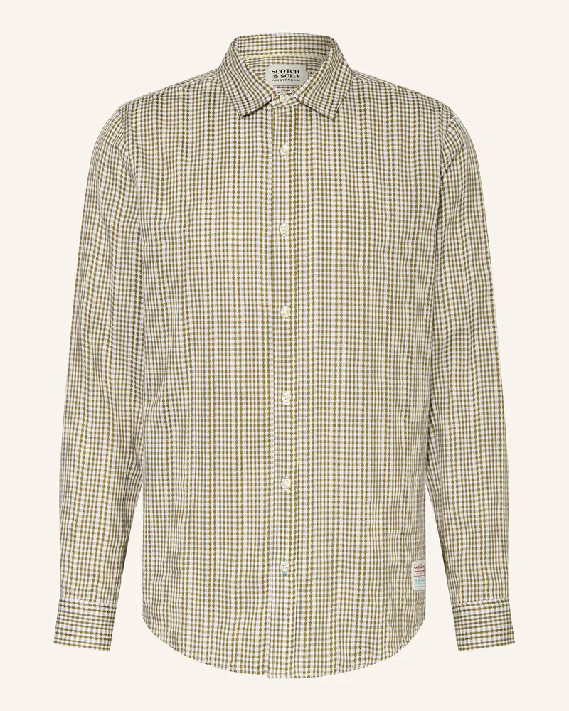 Scotch&Soda Hemd Comfort Fit gruen Hellgrün