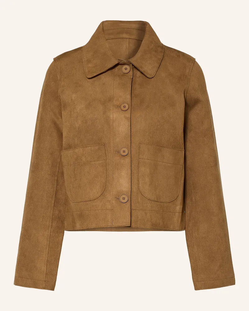 Suncoo Jacke Dune In Lederoptik braun Cognac