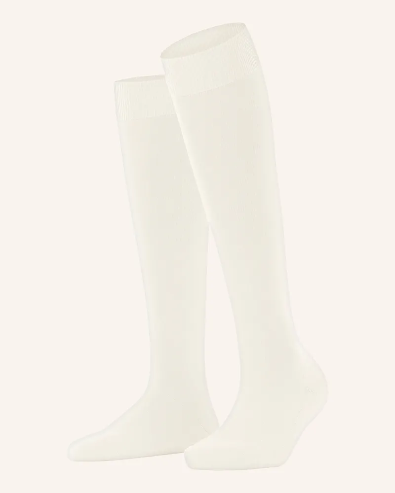 Falke Kniestrümpfe Climawool weiss 2040