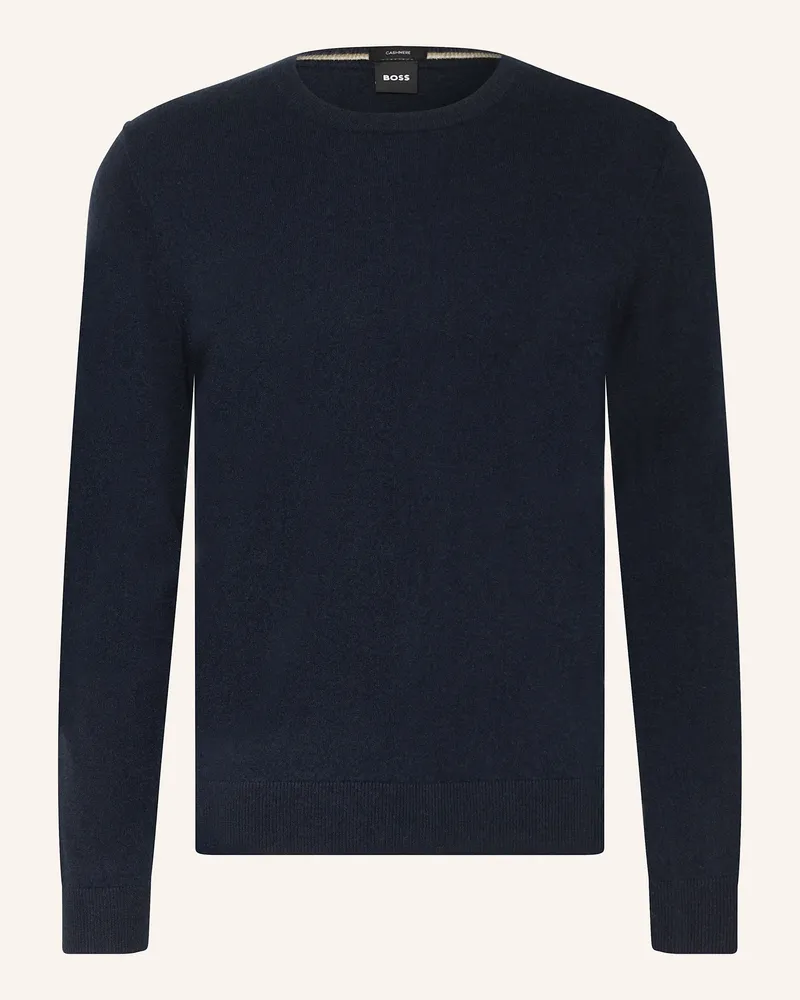 HUGO BOSS Cashmere-Pullover EMIGLIORE Dunkelblau