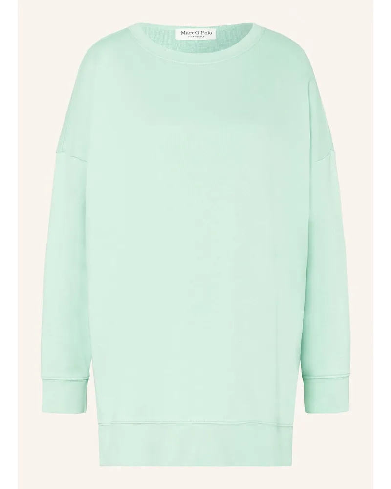 Marc O'Polo Oversized-Sweatshirt Gruen