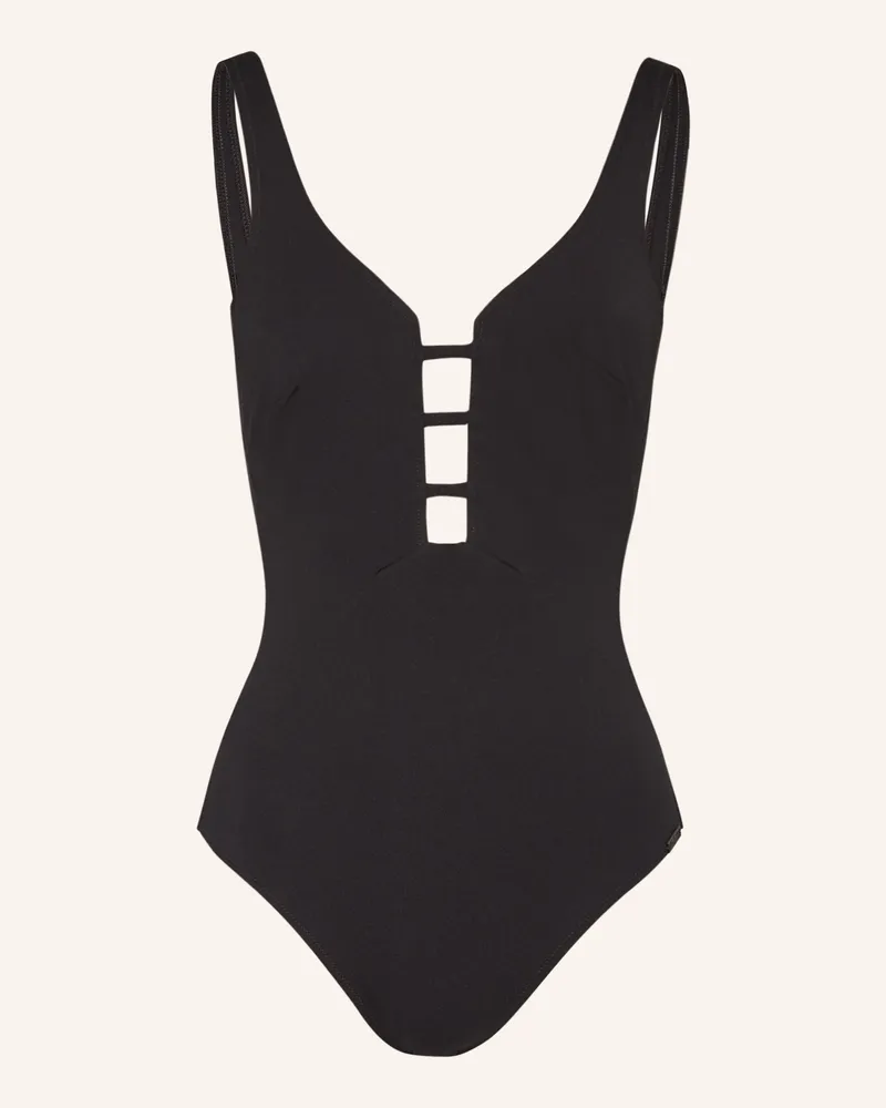 Maryan Mehlhorn Bügel-Badeanzug Bionics schwarz Schwarz