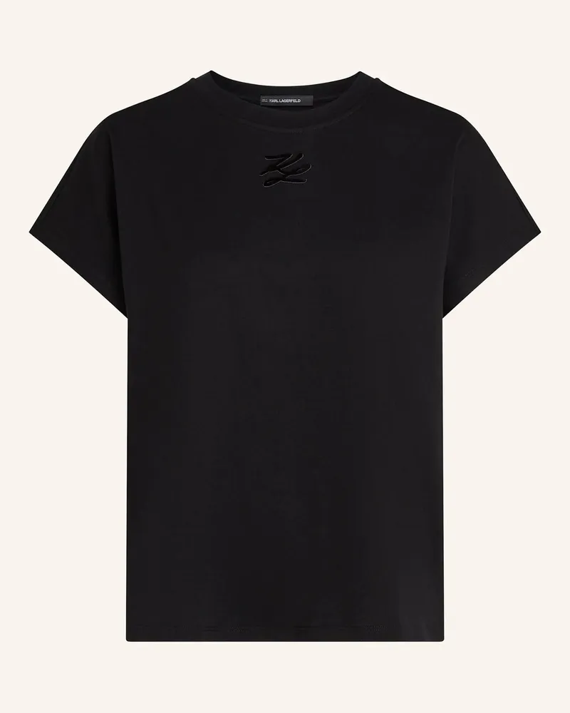 Karl Lagerfeld T-Shirt schwarz Schwarz