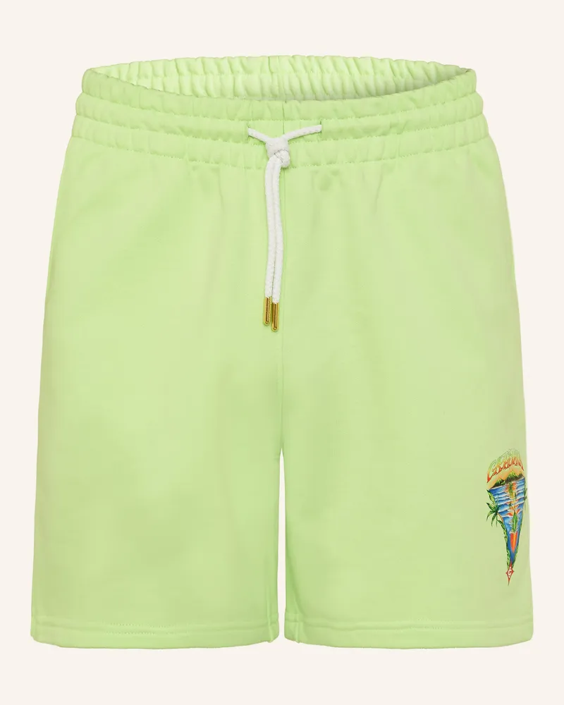 Casablanca Paris Sweatshorts Innocence Triangle gruen Hellgrün