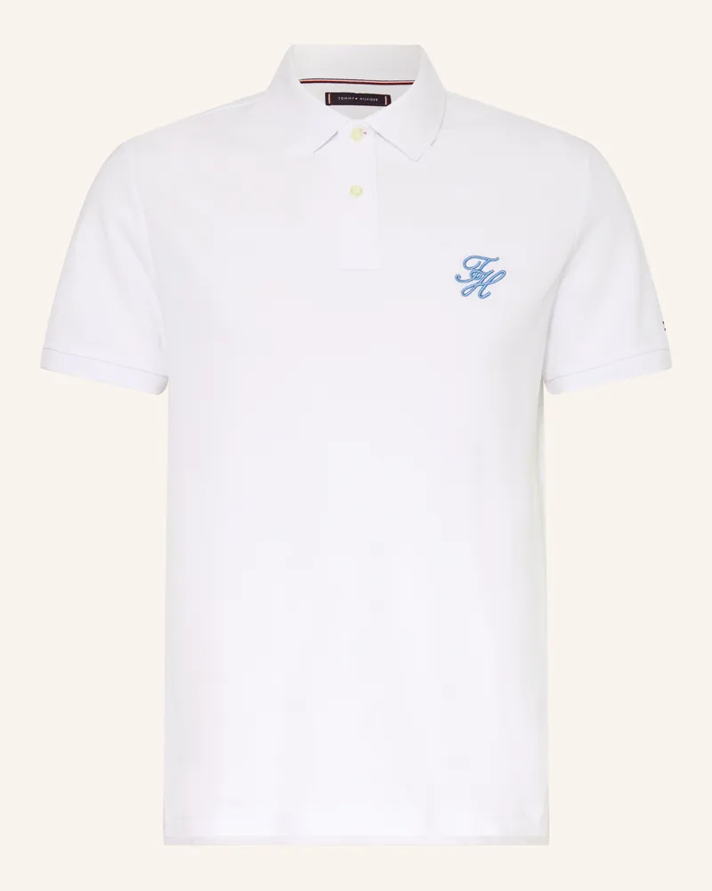 Tommy Hilfiger Piqué-Poloshirt Regular Fit weiss Weiss