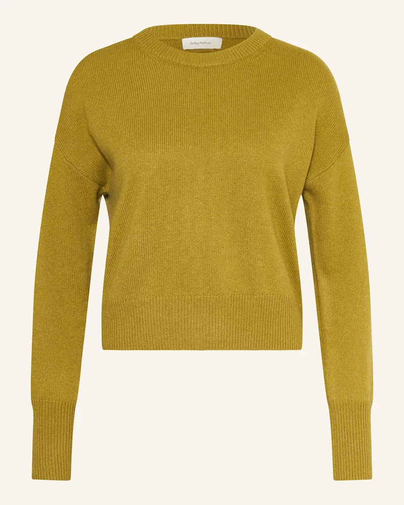 Darling Harbour Cashmere-Pullover gelb Goldgreen