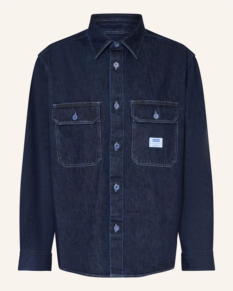 HUGO BOSS Jeans-Overshirt EBOLT Dunkelblau