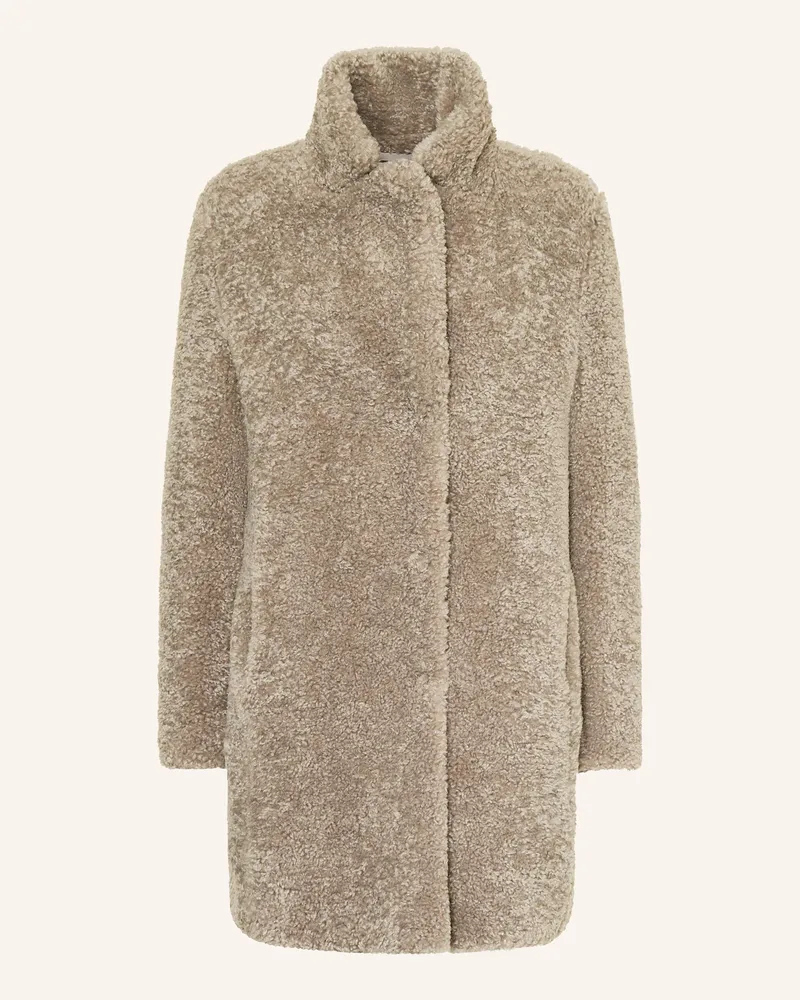 lilienfels Teddyfell-Mantel Creme